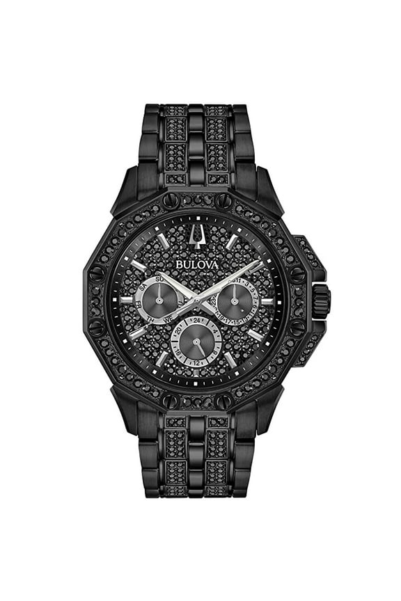 Octava Black Dial Men's Multifunction Watch 98C134