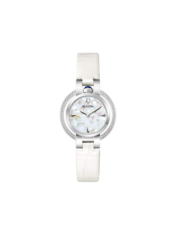 Rubaiyat Four Seasons - Winter Women's White MOP Dial Quartz Watch 96R254