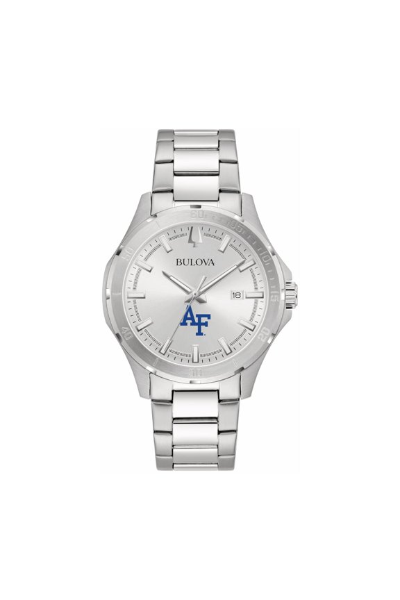 Silver Air Force Falcons Stainless Steel Classic Sport Watch