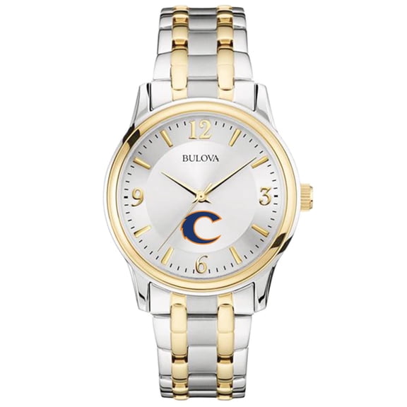 Bulova Silver Clayton State Lakers Classic Two-Tone Round Watch