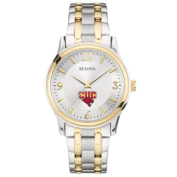 Bulova Silver Concordia University (IL) Cougars Classic Two-Tone Round Watch