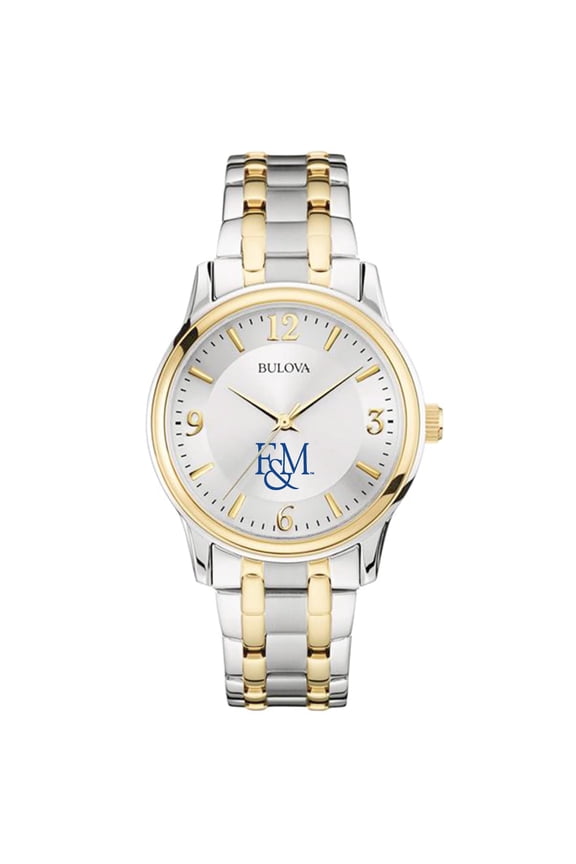 Silver Franklin & Marshall Diplomats Classic Two-Tone Round Watch