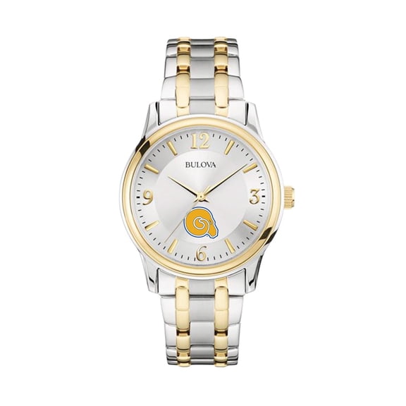 Bulova Silver/Gold Albany State Golden Rams Classic Two-Tone Round Watch