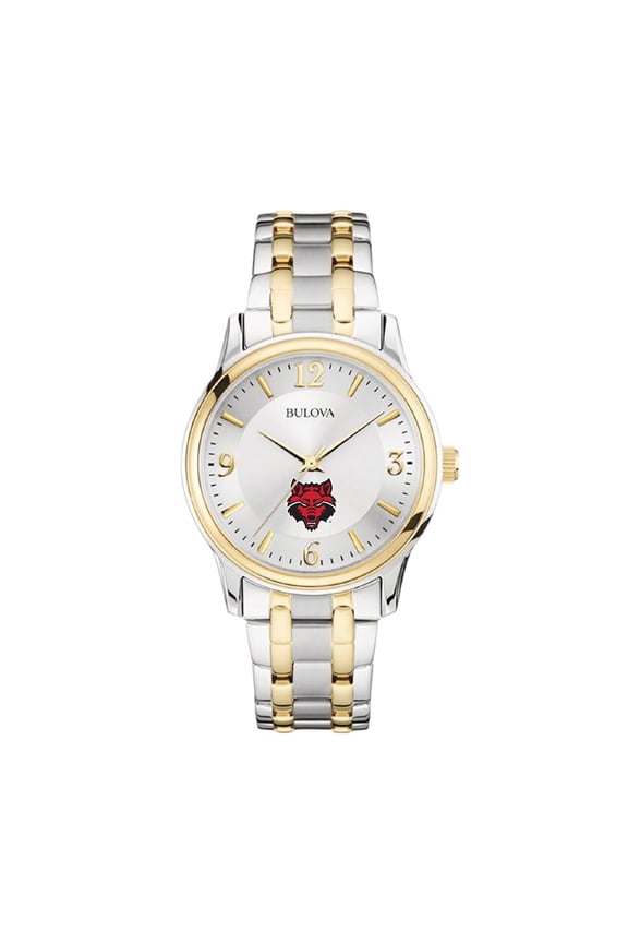 Silver/Gold Arkansas State Red Wolves Classic Two-Tone Round Watch