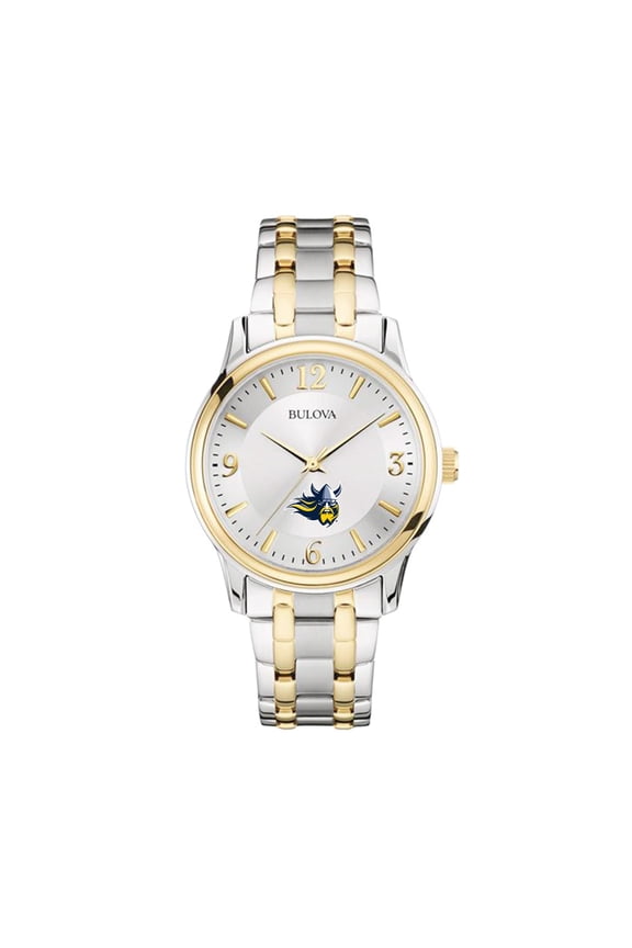 Silver/Gold Augustana Vikings Classic Two-Tone Round Watch
