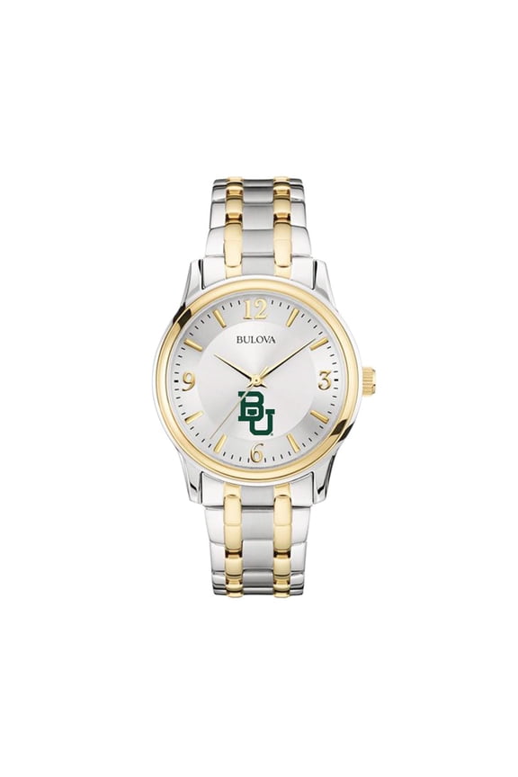 Silver/Gold Baylor Bears Classic Two-Tone Round Watch