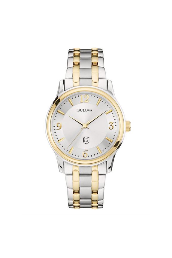 Silver/Gold Cal State L.A. Golden Eagles Classic Two-Tone Round Watch