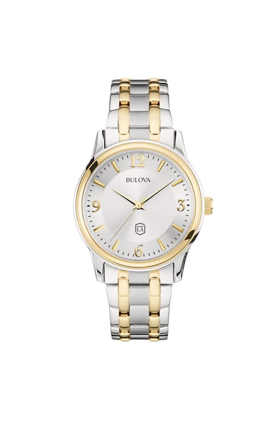Silver/Gold Cal State L.A. Golden Eagles Classic Two-Tone Round Watch