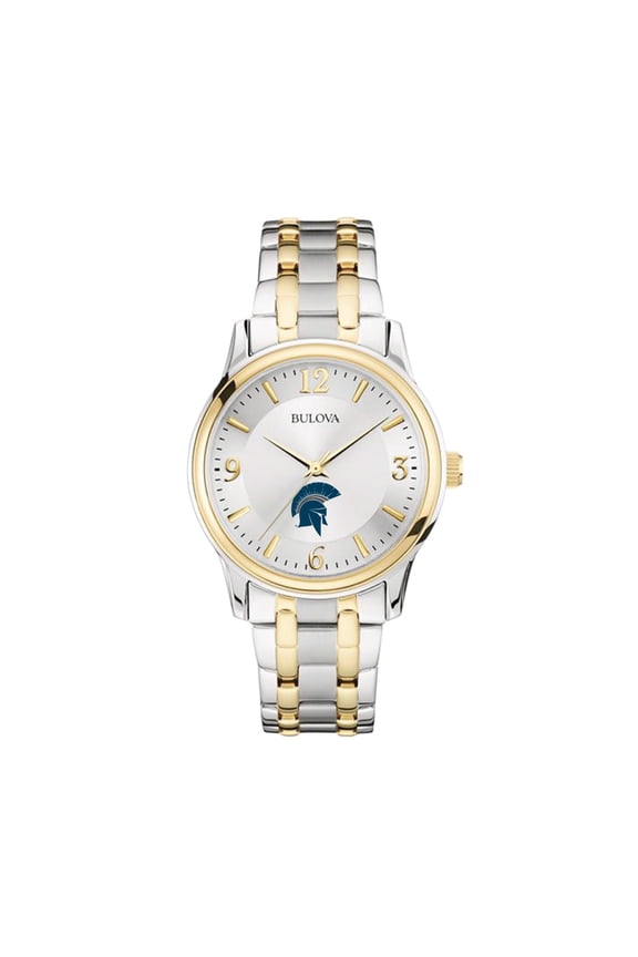 Silver/Gold Case Western Reserve University Classic Two-Tone Round Watch