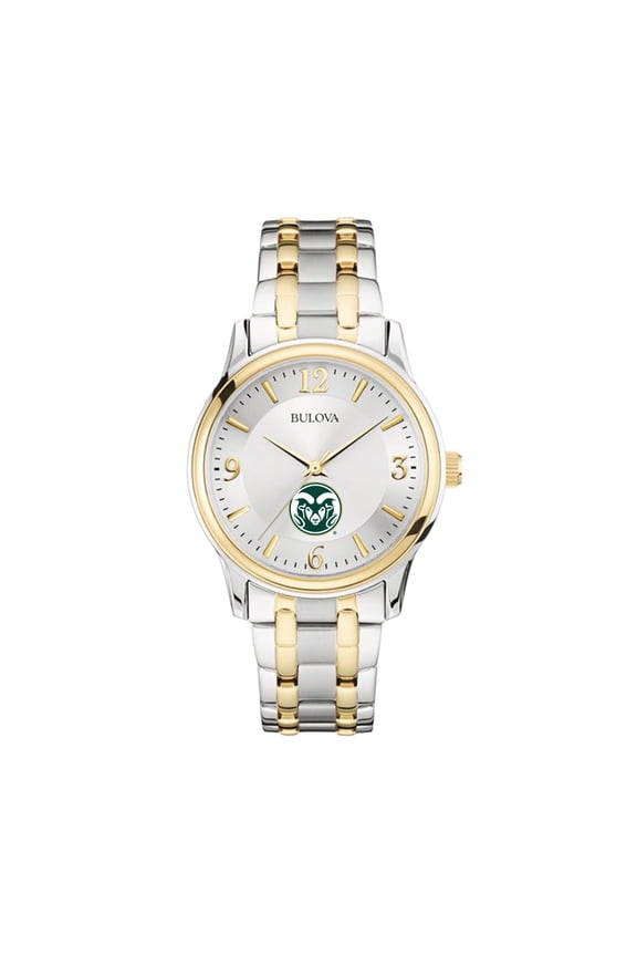 Silver/Gold Colorado State Rams Classic Two-Tone Round Watch