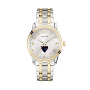 Bulova Silver/Gold DePaul Blue Demons Classic Two-Tone Round Watch