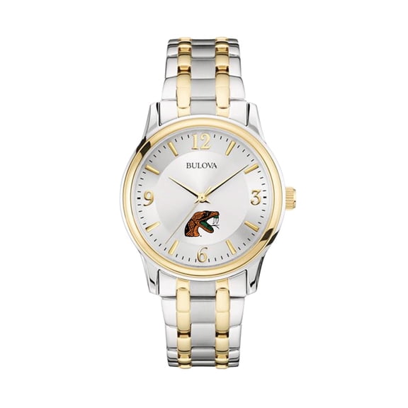 Bulova Silver/Gold Florida A&M Rattlers Classic Two-Tone Round Watch