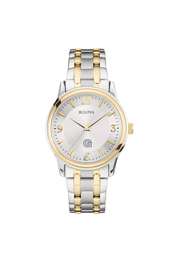 Silver/Gold Georgetown Hoyas Classic Two-Tone Round Watch