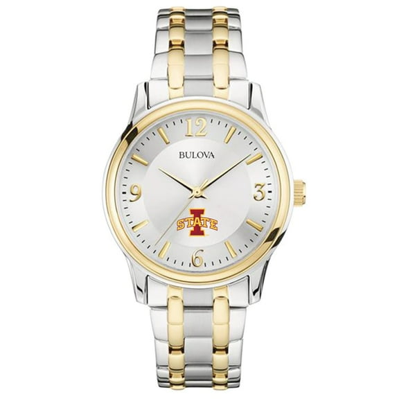 Bulova Silver/Gold Iowa State Cyclones Classic Two-Tone Round Watch