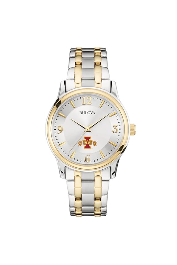 Silver/Gold Iowa State Cyclones Classic Two-Tone Round Watch