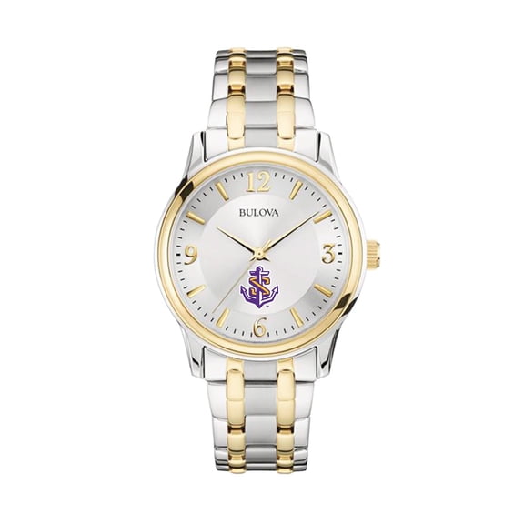 Bulova Silver/Gold LSU Shreveport Pilots Classic Two-Tone Round Watch