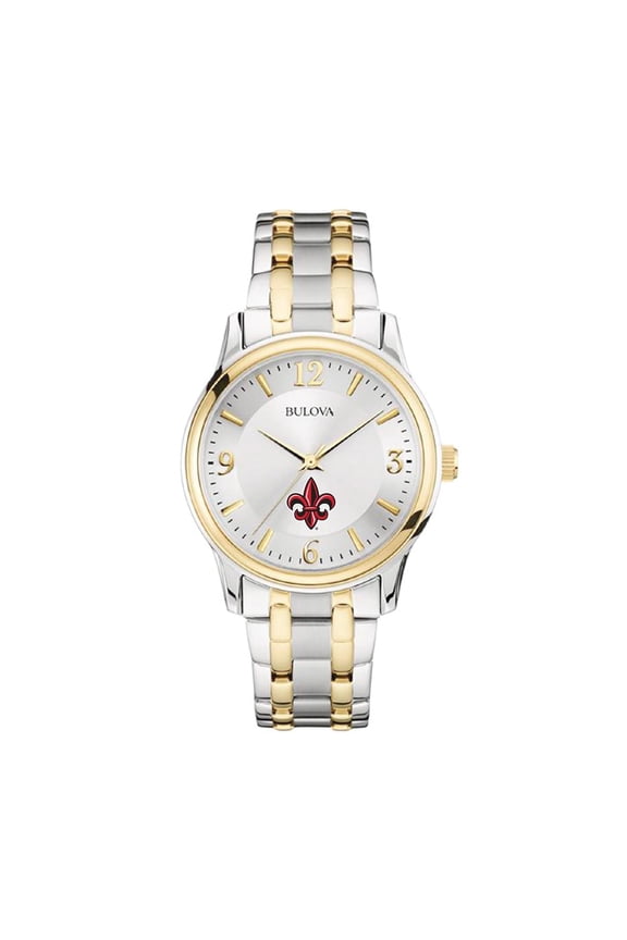 Silver/Gold Louisiana Ragin' Cajuns Classic Two-Tone Round Watch