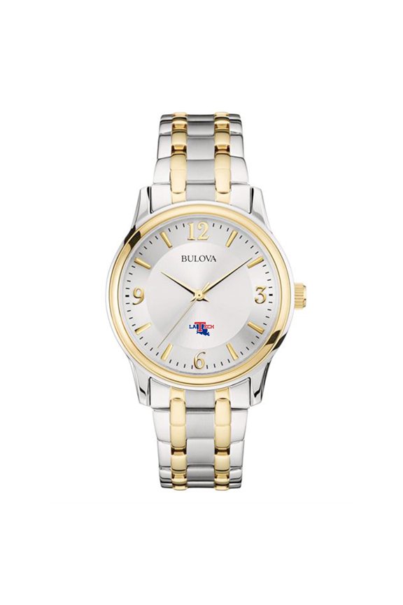 Silver/Gold Louisiana Tech Bulldogs Classic Two-Tone Round Watch