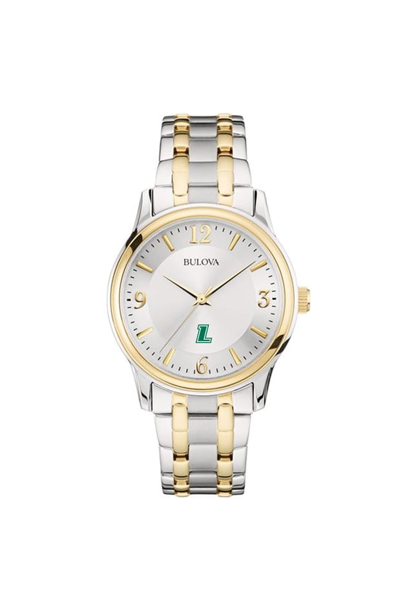 Silver/Gold Loyola Greyhounds Classic Two-Tone Round Watch