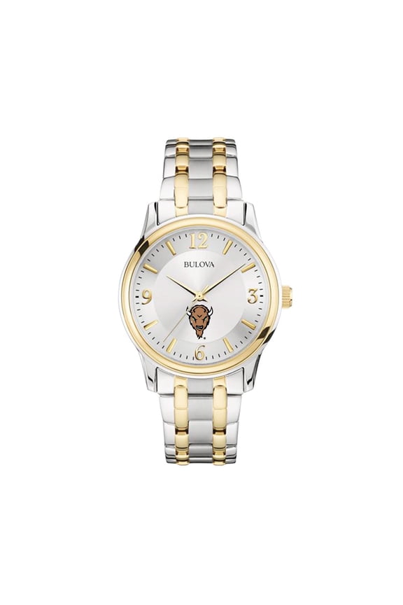 Silver/Gold Marshall Thundering Herd Classic Two-Tone Round Watch
