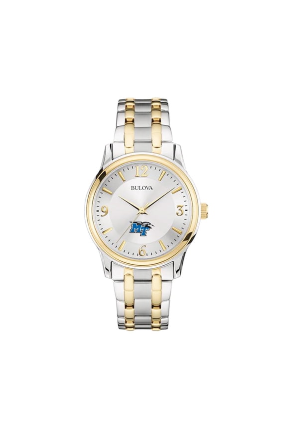 Silver/Gold MTSU Blue Raiders Classic Two-Tone Round Watch