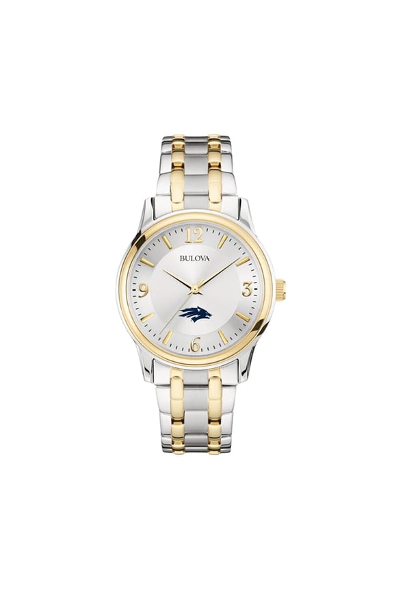 Silver/Gold Nevada Wolf Pack Classic Two-Tone Round Watch