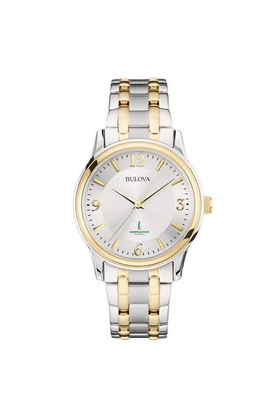 Silver/Gold Norfolk State Spartans Classic Two-Tone Round Watch