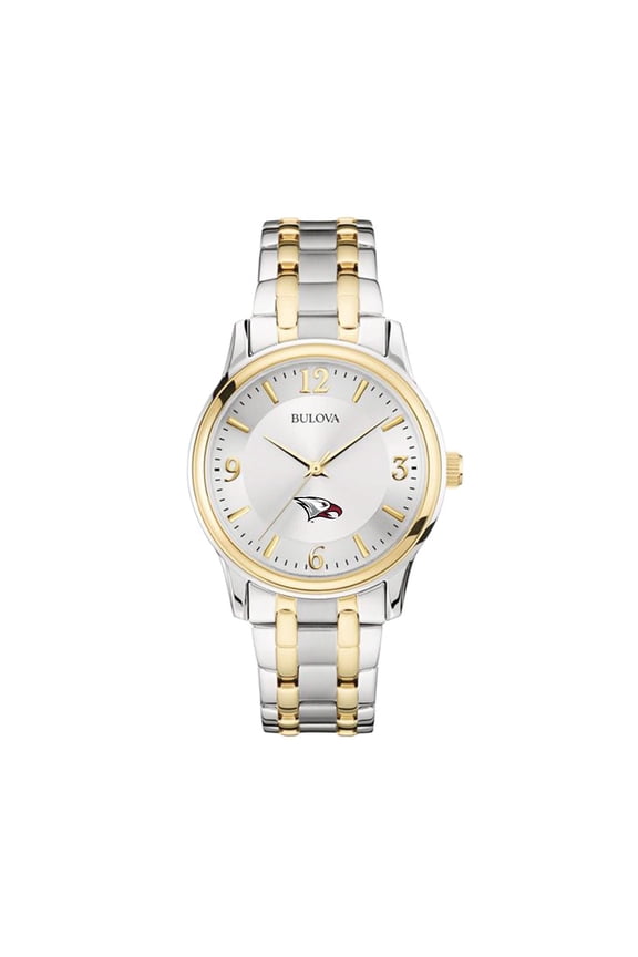 Silver/Gold North Carolina Central Eagles Classic Two-Tone Round Watch