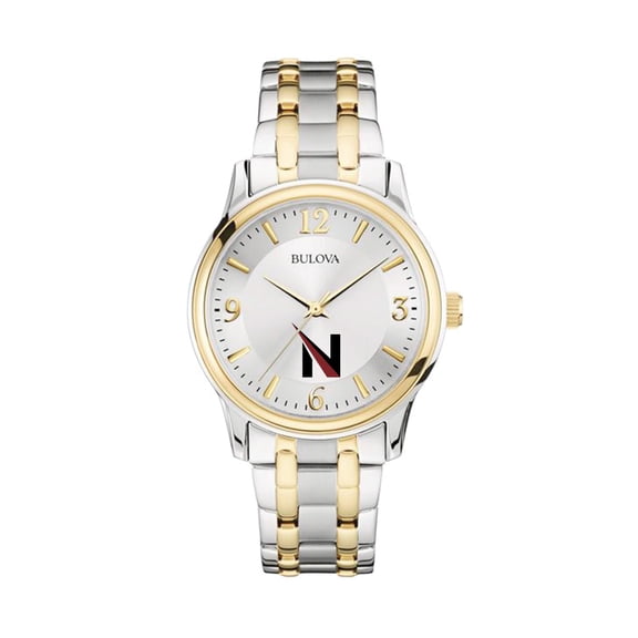 Bulova Silver/Gold Northwestern Ohio Racers Classic Two-Tone Round Watch