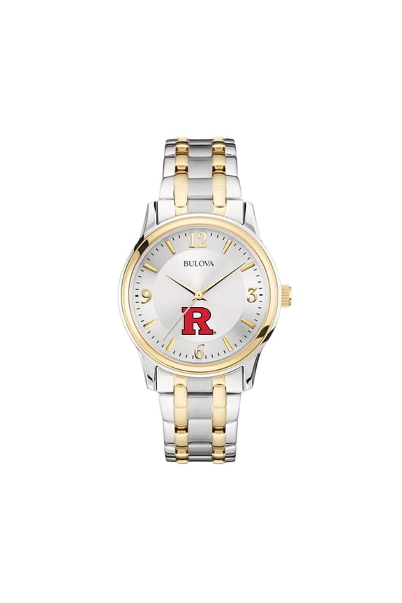 Silver/Gold Rutgers Scarlet Knights Classic Two-Tone Round Watch
