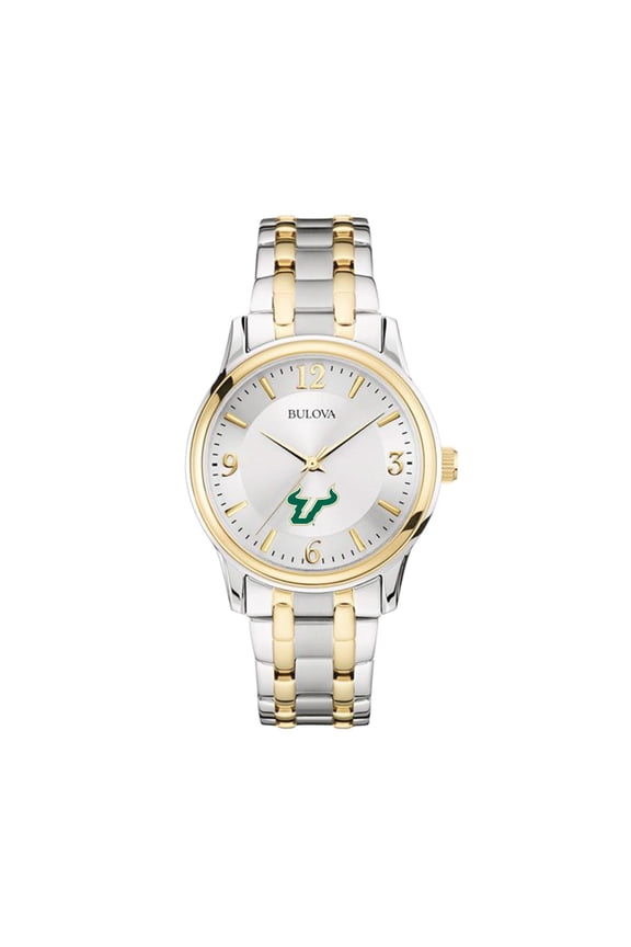 Silver/Gold South Florida Bulls Classic Two-Tone Round Watch