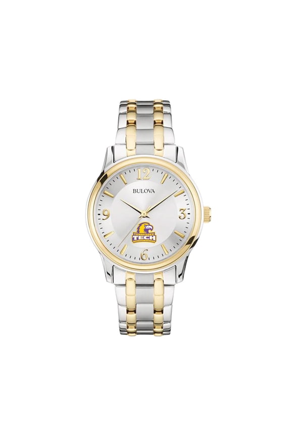 Silver/Gold Tennessee Tech Golden Eagles Classic Two-Tone Round Watch