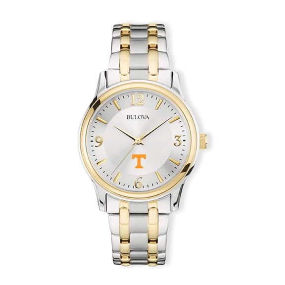 Bulova Silver/Gold Tennessee Volunteers Classic Two-Tone Round Watch