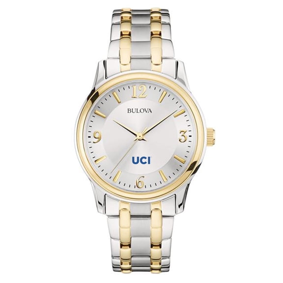 Bulova Silver/Gold UC Irvine Anteaters Classic Two-Tone Round Watch