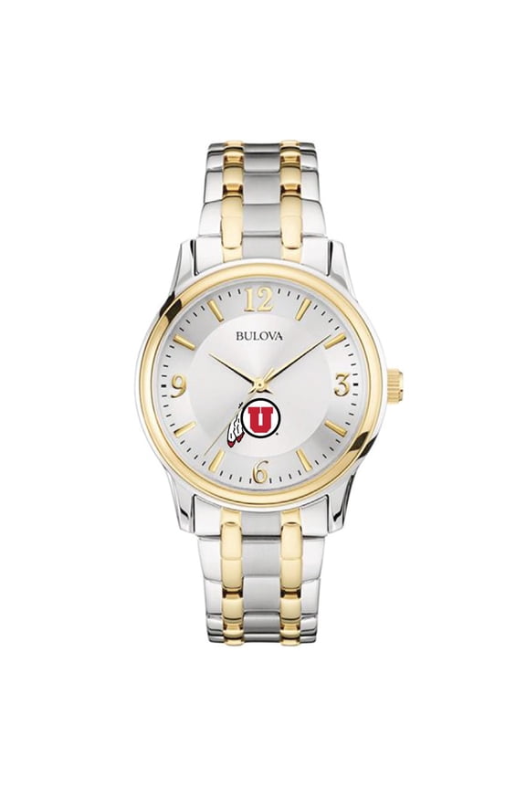 Silver/Gold Utah Utes Classic Two-Tone Round Watch