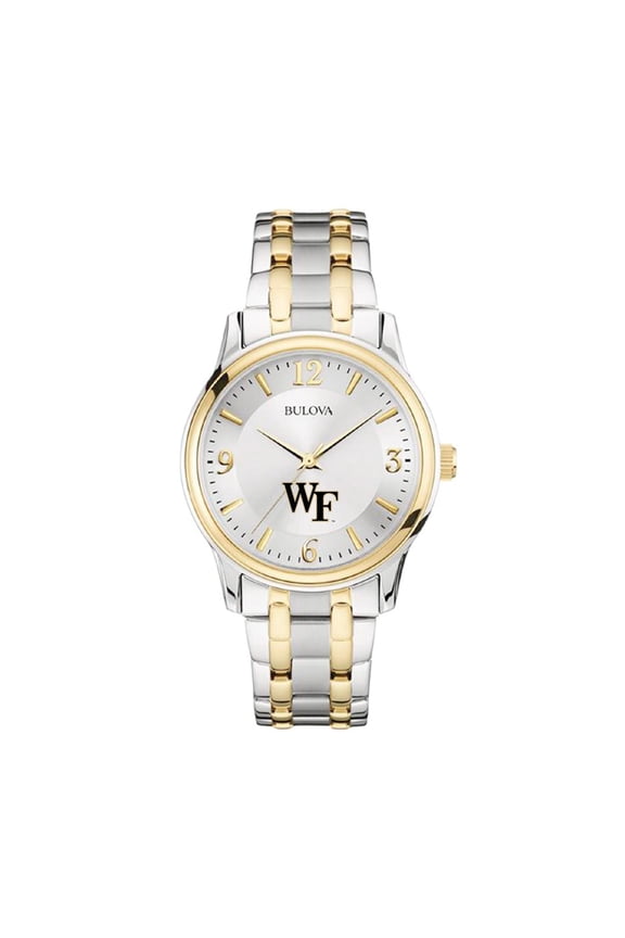 Silver/Gold Wake Forest Demon Deacons Classic Two-Tone Round Watch