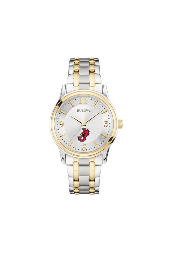 Silver/Gold William Jewell Cardinals Classic Two-Tone Round Watch