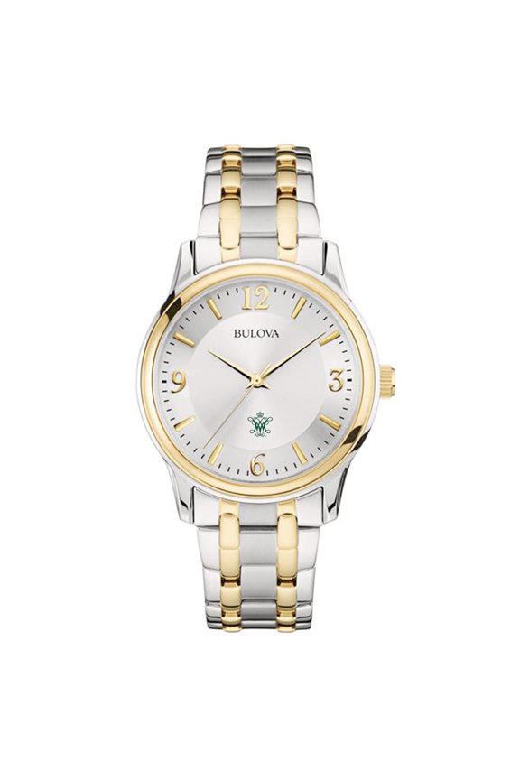 Silver/Gold William & Mary Tribe Classic Two-Tone Round Watch