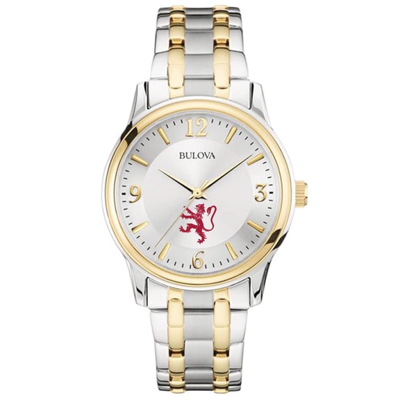 Bulova Silver Phillips Exeter Academy Big Red Classic Two-Tone Round Watch