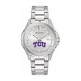 thumbnail image 1 of Bulova Silver TCU Horned Frogs Stainless Steel Classic Sport Watch, 1 of 1