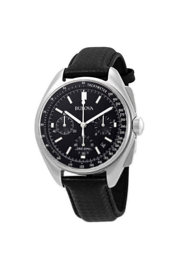 Special Edition Moon Apollo Lunar Pilot Chronograph Black Dial Quartz 96B251 Men's watch