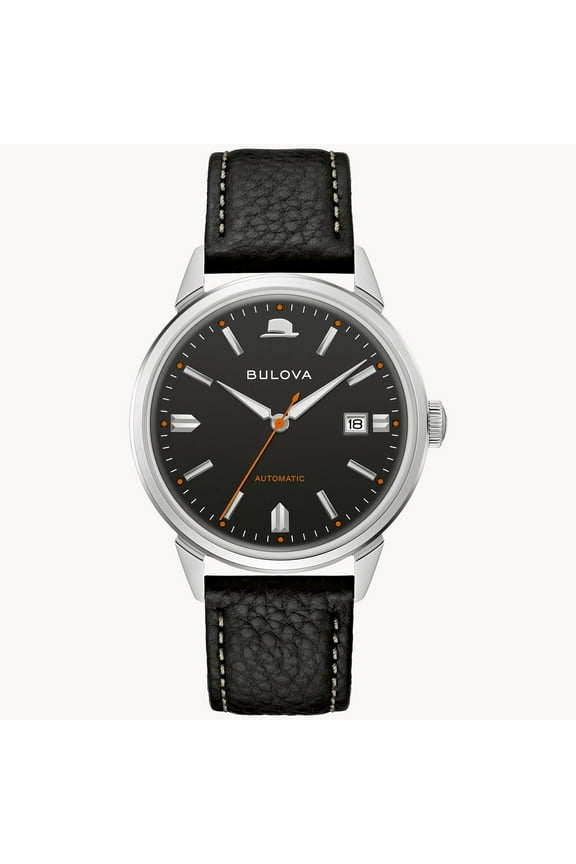 Bulova Summer Wind Frank Sinatra Automatic Black Dial Men's Watch 96B381