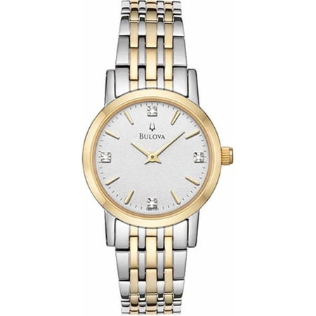 Bulova Women's Classic Two-Tone Diamond Watch 98P115