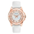 thumbnail image 1 of Bulova Women's Classic White Leather Strap Watch 98P119, 1 of 4