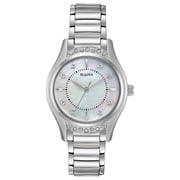 Bulova Womens Classic Silver Dial Watch - 96R216
