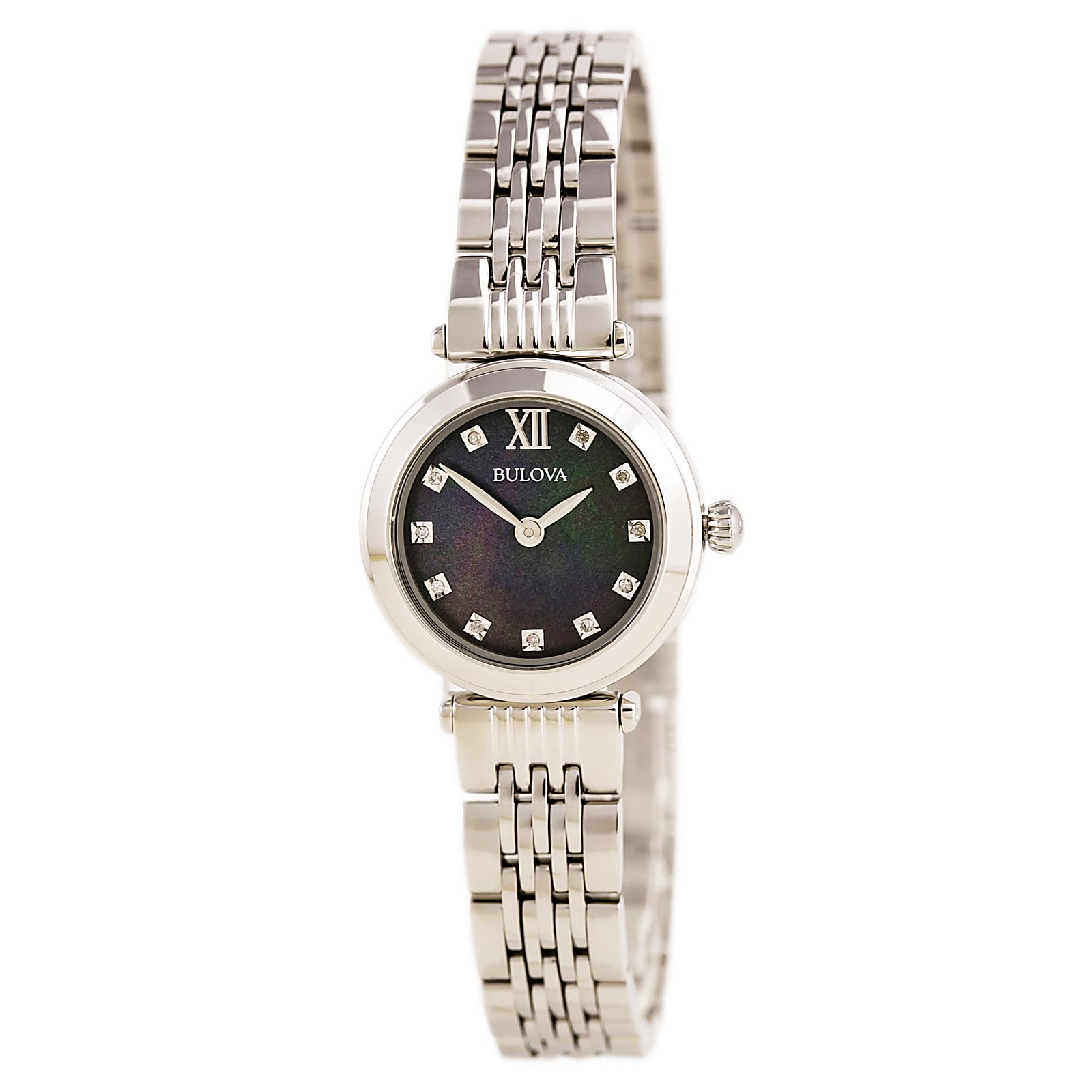 Bulova Classic Women's Bracelet Watch Stainless Steel Silver Dial 96L215