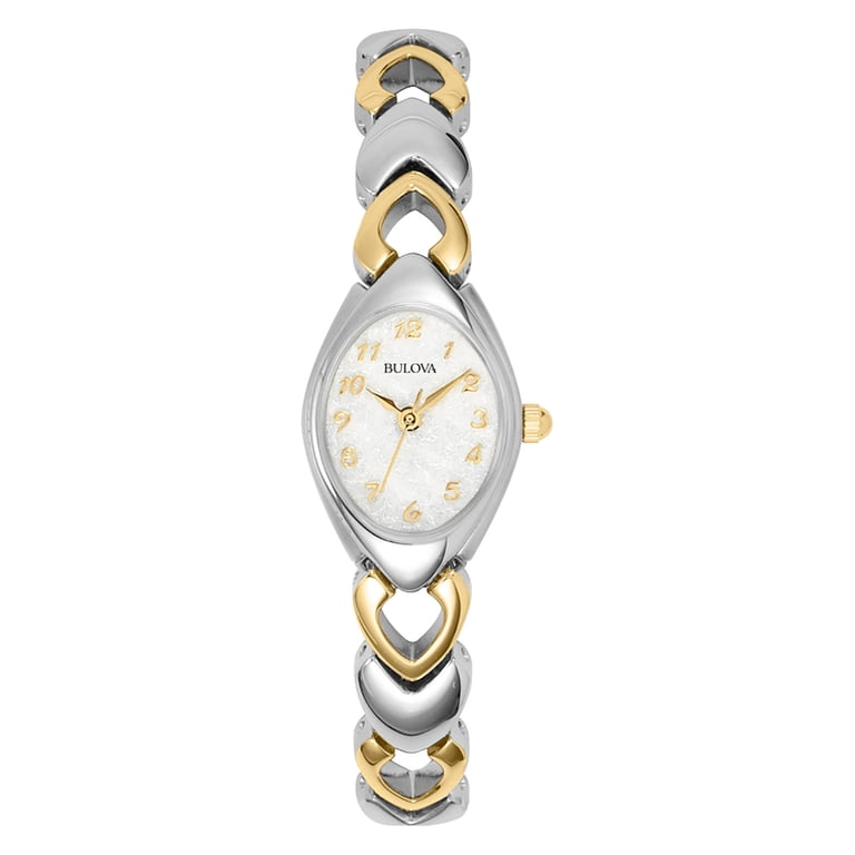 Bulova 96L143 Silver Tone White Dial Womens Classic Dress Watch Bulova Women main image 4