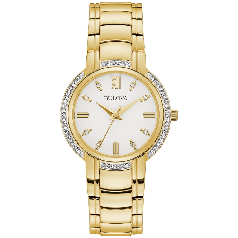 Gold-Tone Bracelet Watch with Mineral Crystal, Water Resistant Atlas | J6403A – JBW Watches main image 2