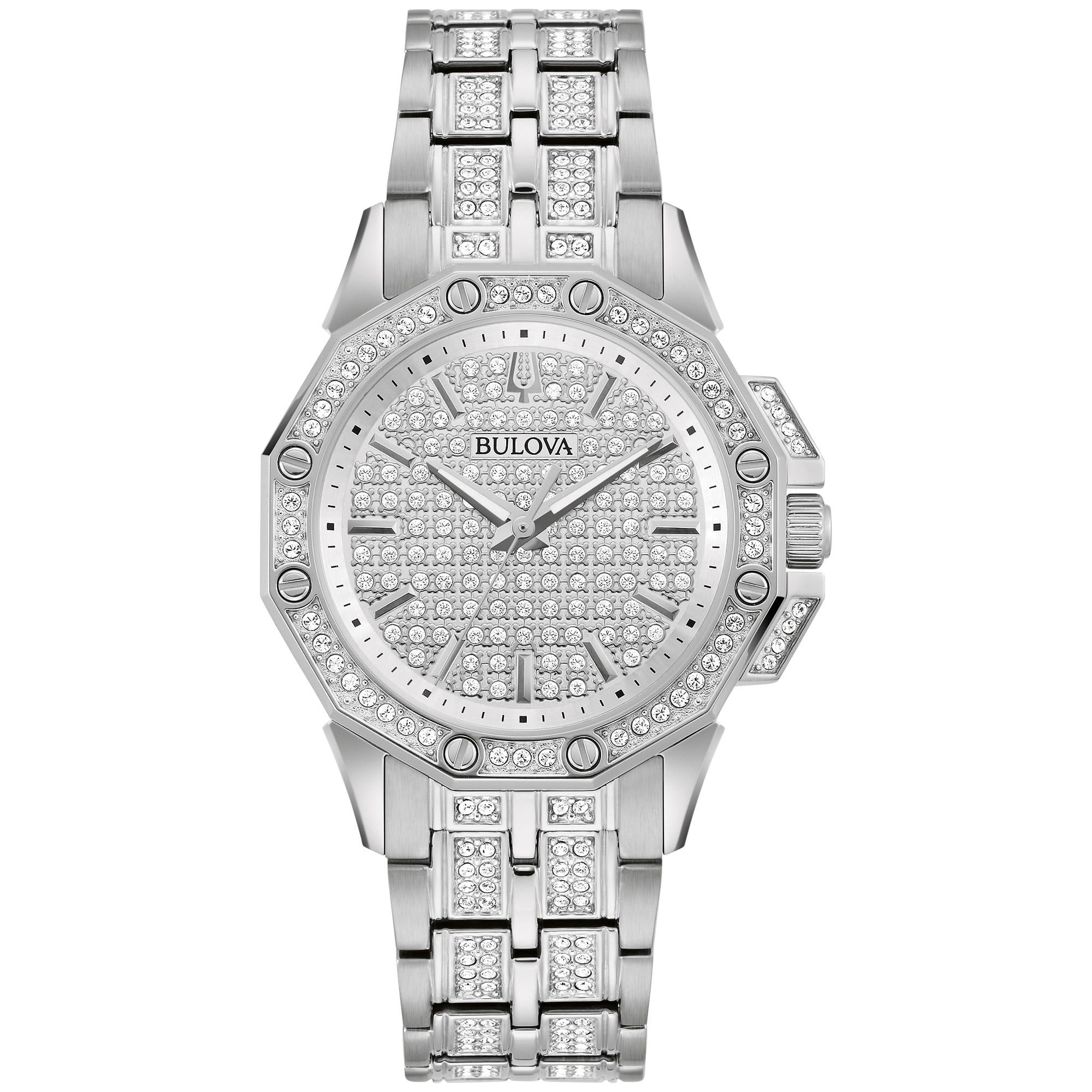 BULOVA Women's Octava Crystal Accented Watch - 96L305