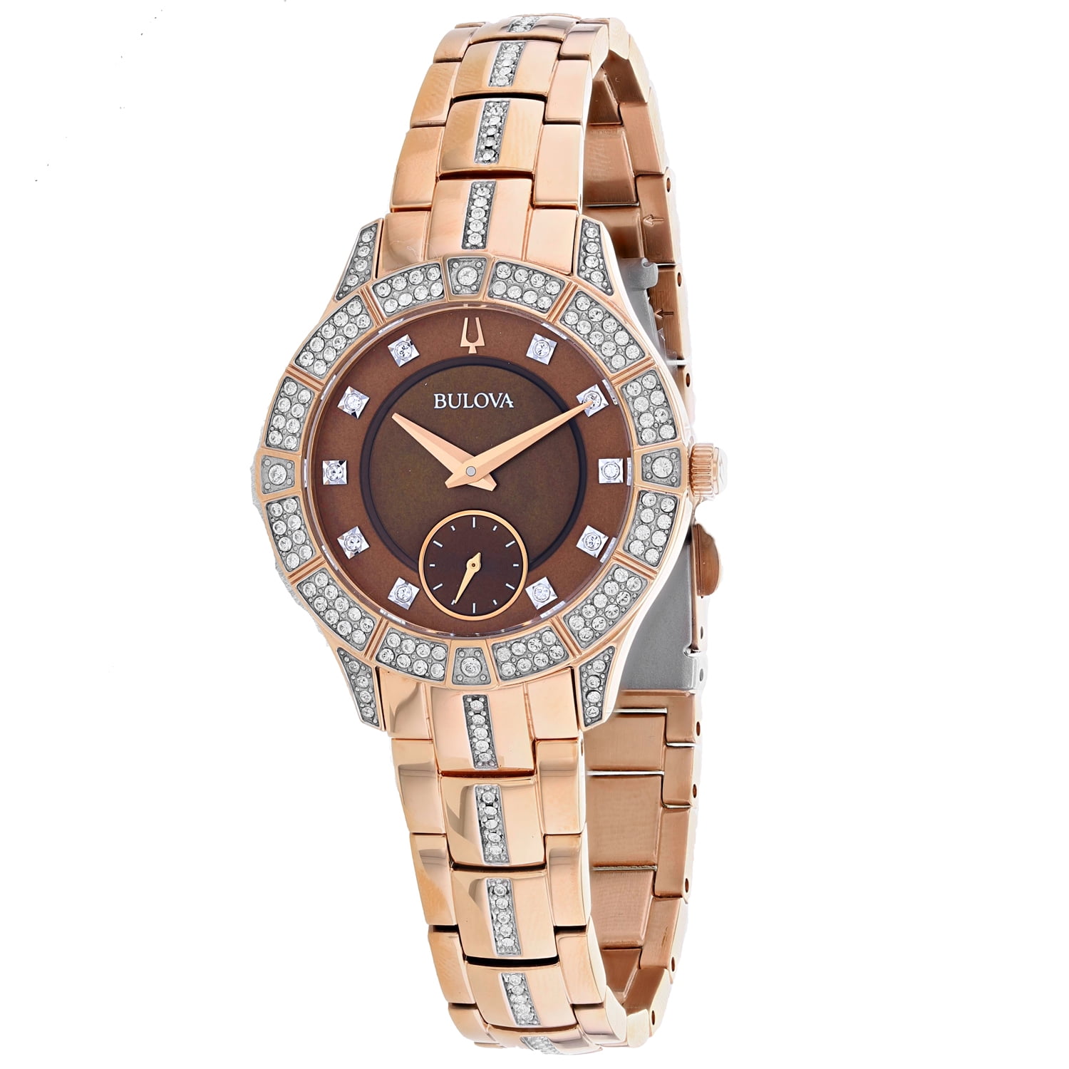 Bulova Women's Phantom Brown Dial Watch - 98L284 - Walmart.com